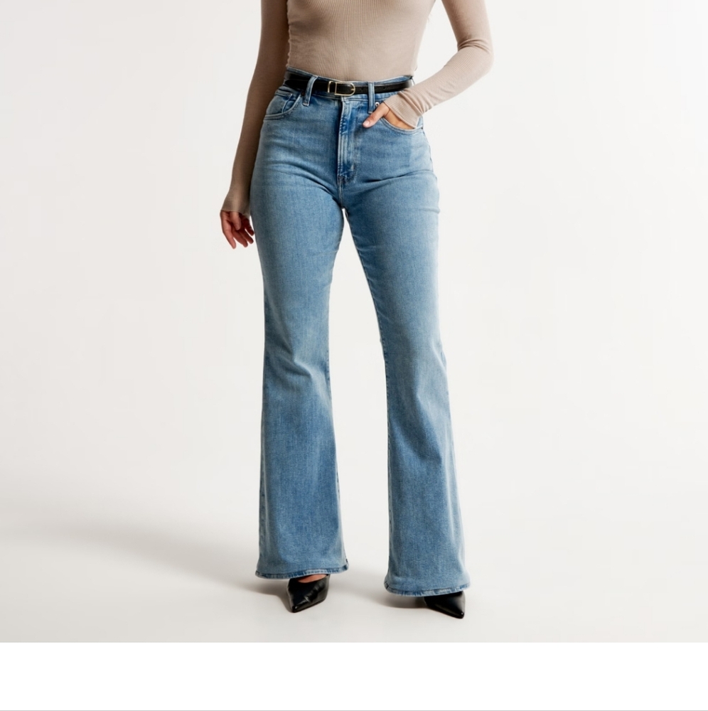 Abercrombie Ultra High Rise Flare